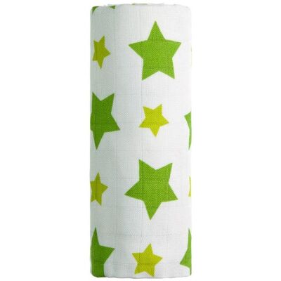 T-TOMI BIO Bambusová osuška Green stars T-TOMI BIO Bambusová osuška Green stars