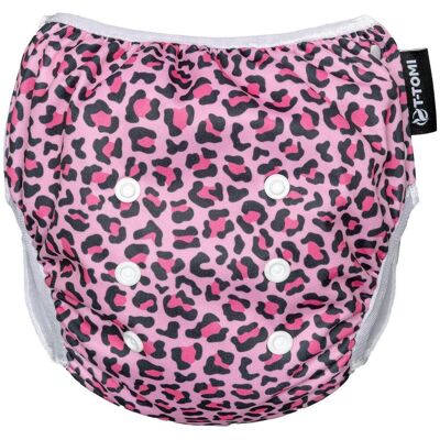 T-tomi Plienkové plávky s volánikom, Pink gepard T-tomi Plienkové plávky s volánikom, Pink gepard