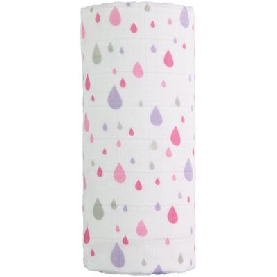 T-TOMI Tetra – Veľká bavlnená osuška Pink drops T-TOMI Tetra – Veľká bavlnená osuška Pink drops