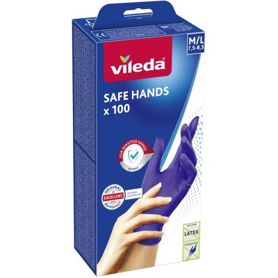 VILEDA Safe Hands M/L, 100 ks VILEDA Safe Hands M/L, 100 ks