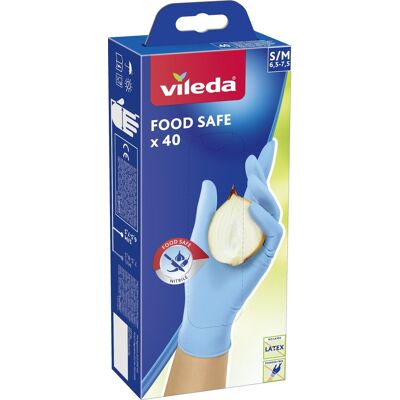 VILEDA Food Safe rukavice S/M 40 ks VILEDA Food Safe rukavice S/M 40 ks