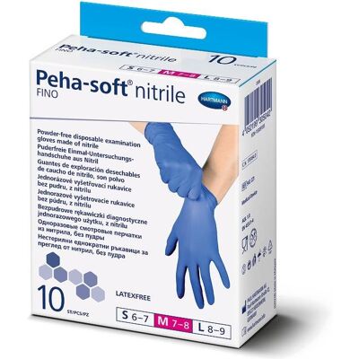 COSMOS PEHA-SOFT gumené bezlatexové spevnené rukavice L 10 ks COSMOS PEHA-SOFT gumené bezlatexové spevnené rukavice L 10 ks