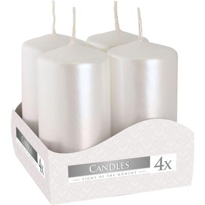 BISPOL Adventná Metalická Biela 4× 80 g BISPOL Adventná Metalická Biela 4× 80 g