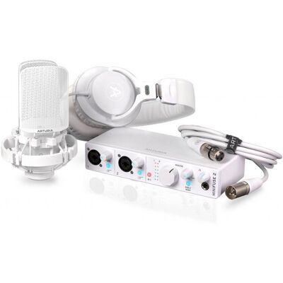 Arturia MiniFuse Recording Pack White Arturia MiniFuse Recording Pack White