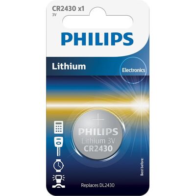 Philips CR2430 1 ks v balení Philips CR2430 1 ks v balení