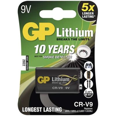 GP CR-V9 (9V) lithiová 1ks v blistri GP CR-V9 (9V) lithiová 1ks v blistri