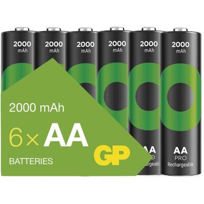 GP Nabíjateľná batéria ReCyko Pro Professional AA (HR6), 6 ks GP Nabíjateľná batéria ReCyko Pro Professional AA (HR6), 6 ks