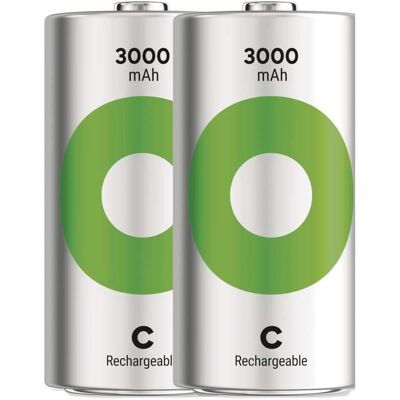GP Nabíjateľná batéria ReCyko 3000 C (HR14), 2 ks GP Nabíjateľná batéria ReCyko 3000 C (HR14), 2 ks