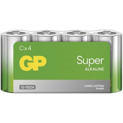 GP Alkalická batéria Super C (LR14), 4 ks GP Alkalická batéria Super C (LR14), 4 ks