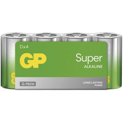 GP Alkalická batéria Super D (LR20), 4 ks GP Alkalická batéria Super D (LR20), 4 ks