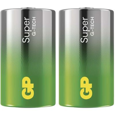 GP Alkalická batéria Super D (LR20), 2 ks GP Alkalická batéria Super D (LR20), 2 ks
