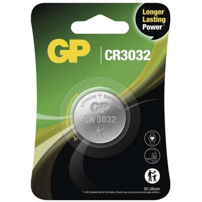 GP Lítiová gombíková batéria CR3032, 1 ks GP Lítiová gombíková batéria CR3032, 1 ks