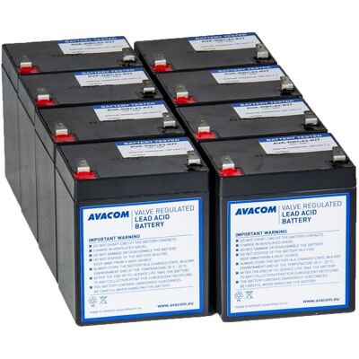 Avacom náhrada pre RBC43 – batéria pre UPS (8 ks) Avacom náhrada pre RBC43 – batéria pre UPS (8 ks)