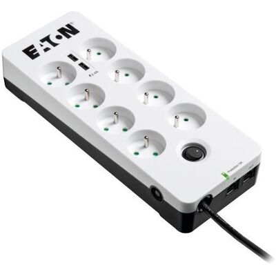 EATON Protection Box 8 USB Tel@ FR, 8 výstupov, zaťaženie 10 A, tel., 2× USB port EATON Protection Box 8 USB Tel@ FR, 8 výstupov, zaťaženie 10 A, tel., 2× USB port