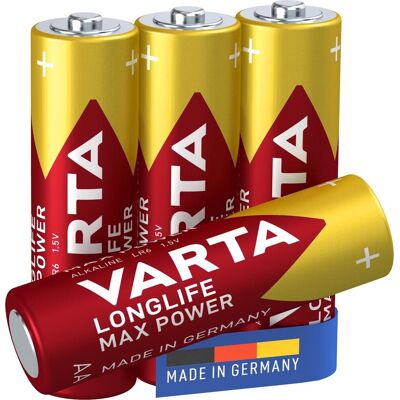 Varta alkalická batéria Longlife Max Power AA 4 ks Varta alkalická batéria Longlife Max Power AA 4 ks