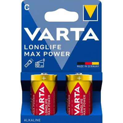 Varta Longlife Max Power 2 C (Plastic free) Varta Longlife Max Power 2 C (Plastic free)