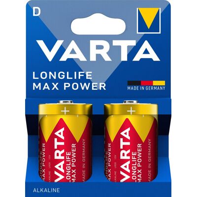 Varta Longlife Max Power 2 D (Plastic free) Varta Longlife Max Power 2 D (Plastic free)