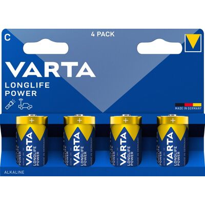 Varta Longlife Power 4 C (Plastic free Double Blister) Varta Longlife Power 4 C (Plastic free Double Blister)