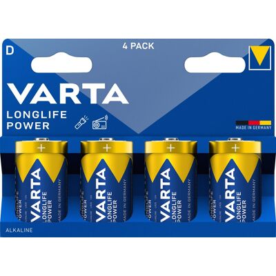 Varta Longlife Power 4 D (Plastic free Double Blister) Varta Longlife Power 4 D (Plastic free Double Blister)