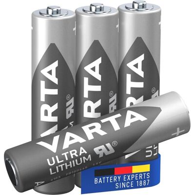 Varta lítiová batéria Ultra Lithium AAA 4 ks Varta lítiová batéria Ultra Lithium AAA 4 ks
