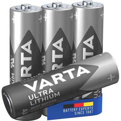Varta lítiová batéria Ultra Lithium AA 4 ks Varta lítiová batéria Ultra Lithium AA 4 ks