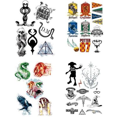 Cinereplicas Harry Potter: Symbols – tetovačky Cinereplicas Harry Potter: Symbols – tetovačky