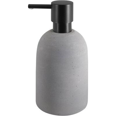 Spirella Dávkovač mydla GEMMA, keramika, 500 ml, sivý Spirella Dávkovač mydla GEMMA, keramika, 500 ml, sivý