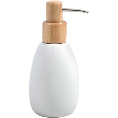 Spirella Dávkovač mydla SVEN, polyresin, drevo, 260 ml, biely Spirella Dávkovač mydla SVEN, polyresin, drevo, 260 ml, biely