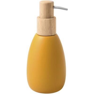 MSV-SPIRELLA Spirella Dávkovač mydla SVEN, polyresin, drevo, 260 ml, žltý MSV-SPIRELLA Spirella Dávkovač mydla SVEN, polyresin, drevo, 260 ml, žltý