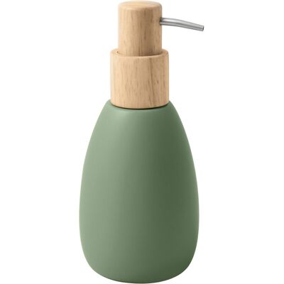 Spirella Dávkovač mydla SVEN, polyresin, drevo, 260 ml, zelený Spirella Dávkovač mydla SVEN, polyresin, drevo, 260 ml, zelený