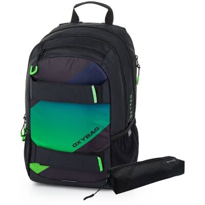 OXYBAG Študentský batoh + etui OXY SPORT Ombre boy OXYBAG Študentský batoh + etui OXY SPORT Ombre boy