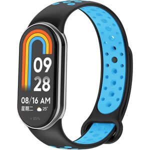 Eternico Sporty na Xiaomi Smart Band 8/9/10 solid black and blue Eternico Sporty na Xiaomi Smart Band 8/9/10 solid black and blue