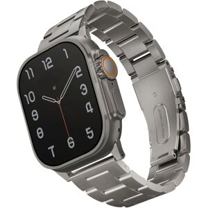 Uniq Osta článkový oceľový pre Apple Watch 49/45/44/42 mm, Titanium (Silver) Uniq Osta článkový oceľový pre Apple Watch 49/45/44/42 mm, Titanium (Silver)