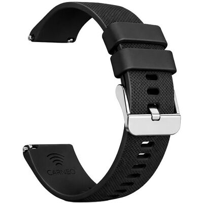 CARNEO PAY silikónový 22 mm black CARNEO PAY silikónový 22 mm black