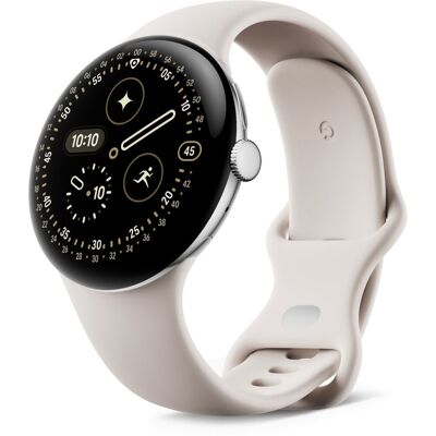 Google Pixel Watch 4 45 mm Porcelain/Silver Google Pixel Watch 4 45 mm Porcelain/Silver