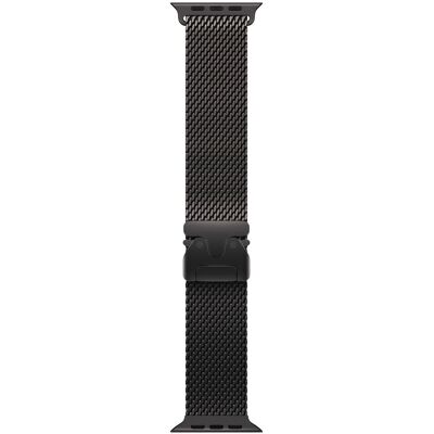 Apple Watch 49 mm milánsky ťah z čierneho titánu – Small Apple Watch 49 mm milánsky ťah z čierneho titánu – Small