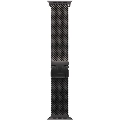 Apple Watch 49 mm milánsky ťah z čierneho titánu – Large Apple Watch 49 mm milánsky ťah z čierneho titánu – Large