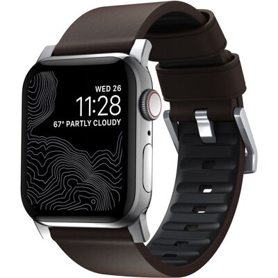 Nomad Active Strap Pro Brown/Silver Apple Watch 6/SE/5/4/3/2/1 42/44/45/Ultra 49mm Nomad Active Strap Pro Brown/Silver Apple Watch 6/SE/5/4/3/2/1 42/44/45/Ultra 49mm