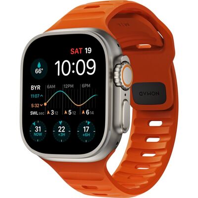 Nomad Sport Strap M/L Orange Apple Watch 42/44/45/Ultra 49 mm Nomad Sport Strap M/L Orange Apple Watch 42/44/45/Ultra 49 mm