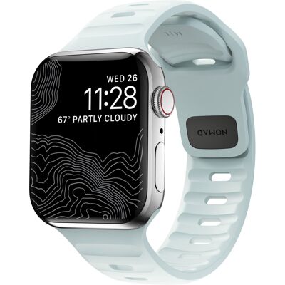 Nomad Sport Strap Ice Blue Glow – Apple Watch 42 mm/41 mm/40 mm/38 mm Nomad Sport Strap Ice Blue Glow – Apple Watch 42 mm/41 mm/40 mm/38 mm