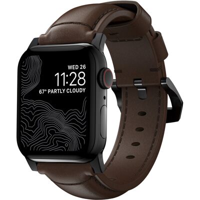 Nomad Traditional Band Black Hardware/Rustic Brown AW Ultra 2/1 (49 mm) 9/8/7 (45 mm)/6/SE/5/4 (44 mm) Nomad Traditional Band Black Hardware/Rustic Brown AW Ultra 2/1 (49 mm) 9/8/7 (45 mm)/6/SE/5/4 (44 mm)