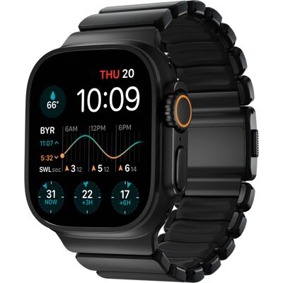 Nomad Stratos Band AW 45/46/49 mm Black Titanium Black FKM Nomad Stratos Band AW 45/46/49 mm Black Titanium Black FKM
