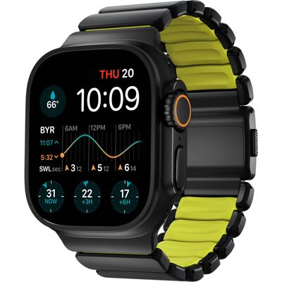 Nomad Stratos Band AW 45/46/49 mm Black Titanium Volt FKM Nomad Stratos Band AW 45/46/49 mm Black Titanium Volt FKM