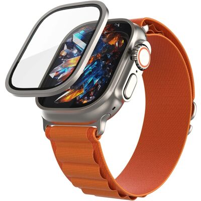 FIXED Armor s oceľovým rámčekom na Apple Watch Ultra 49 mm titánové FIXED Armor s oceľovým rámčekom na Apple Watch Ultra 49 mm titánové