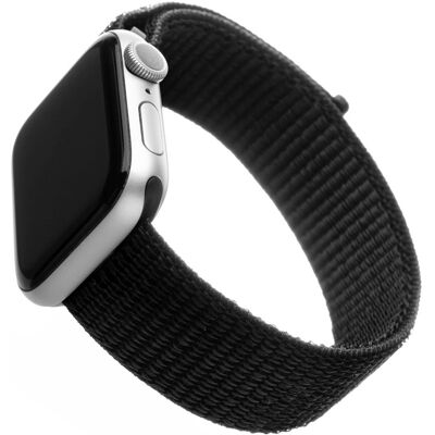 FIXED Nylon Strap pre Apple Watch 38/40/41mm čierny FIXED Nylon Strap pre Apple Watch 38/40/41mm čierny