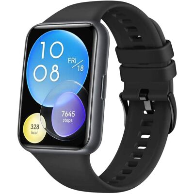 FIXED Silicone Strap pre Huawei Watch FIT2 čierny FIXED Silicone Strap pre Huawei Watch FIT2 čierny