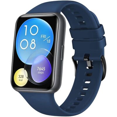 FIXED Silicone Strap na Huawei Watch FIT2/FIT2 Classic modrý FIXED Silicone Strap na Huawei Watch FIT2/FIT2 Classic modrý