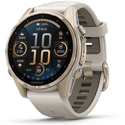 Garmin Fenix 8 43 mm Sapphire Gold/Fog Grey Garmin Fenix 8 43 mm Sapphire Gold/Fog Grey