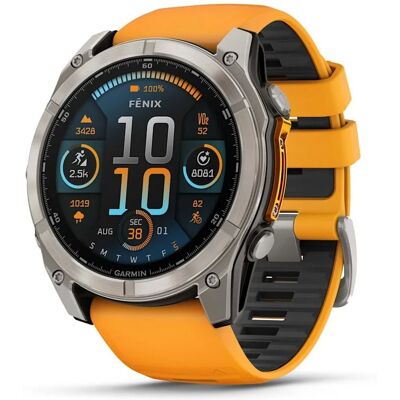 Garmin Fenix 8 51 mm AMOLED Sapphire Spark Orange/Graphite Garmin Fenix 8 51 mm AMOLED Sapphire Spark Orange/Graphite