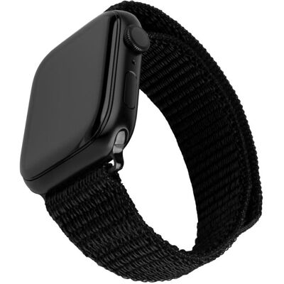 FIXED Nylon Sporty Strap na Apple Watch 42/44/45 mm čierny FIXED Nylon Sporty Strap na Apple Watch 42/44/45 mm čierny